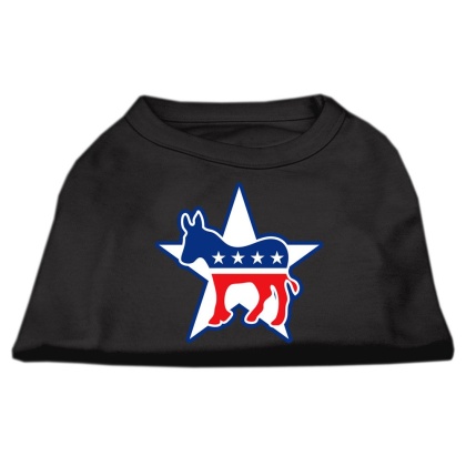 Democrat Screen Print Shirts Black L