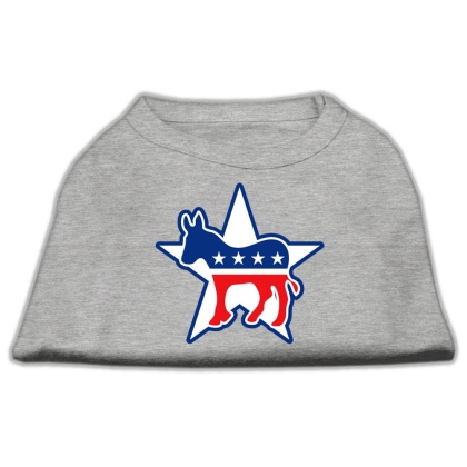 Democrat Screen Print Shirts Grey L