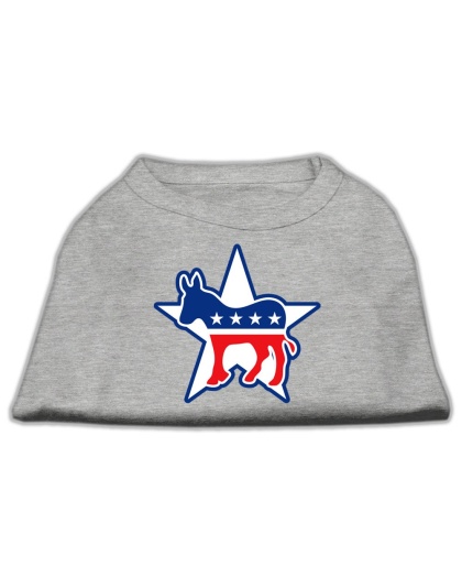 Democrat Screen Print Shirts Grey L