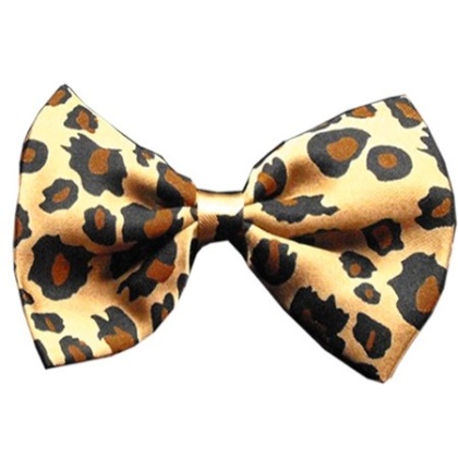 Dog Bow Tie Leopard