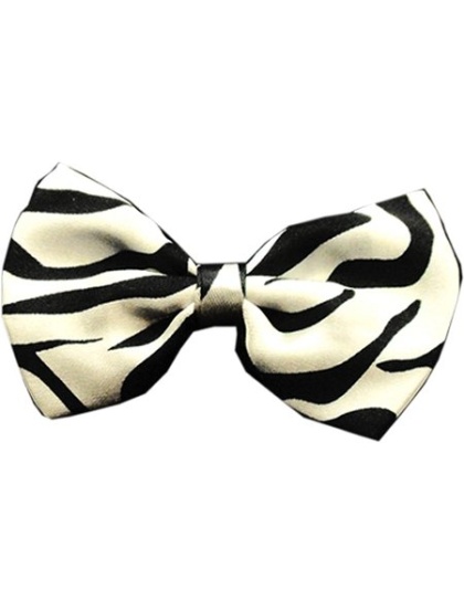 Dog Bow Tie Zebra