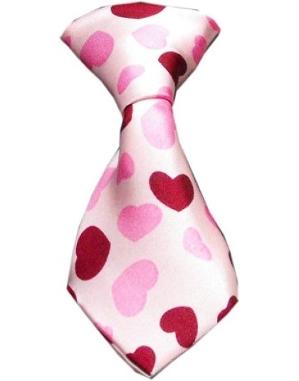 Dog Neck Tie Hearts