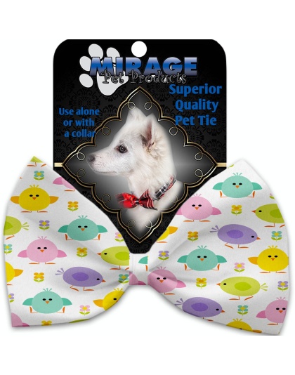 Easter Chickadees Pet Bow Tie