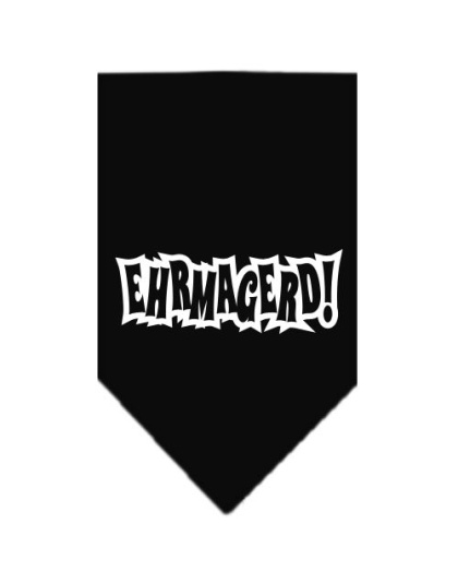 Ehrmagerd Screen Print Bandana Black Large