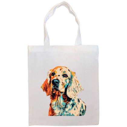 English Setter Canvas Tote Bag Style4