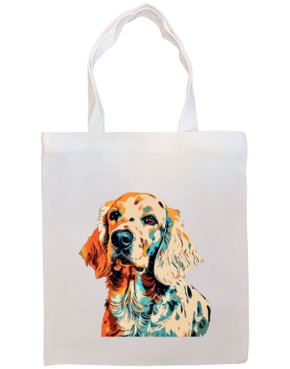 English Setter Canvas Tote Bag Style4