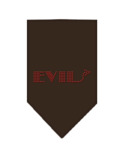 Evil Rhinestone Bandana Cocoa Large