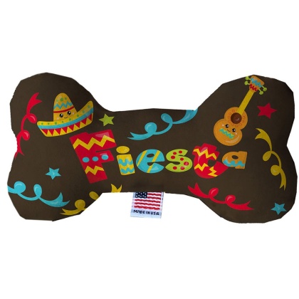 Fiesta 10 inch Fluffy Bone Dog Toy