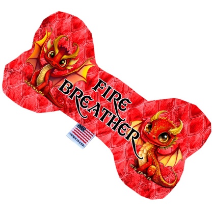 Fire Breather Dragon 6 inch Bone Dog Toy