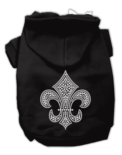 Fleur de lis Hoodies Black L