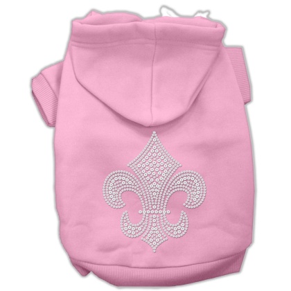 Fleur de lis Hoodies Pink L