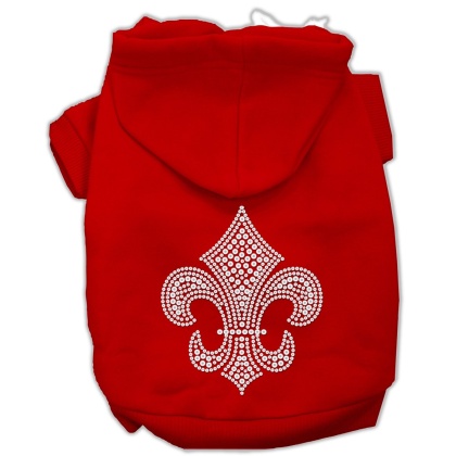 Fleur de lis Hoodies Red L