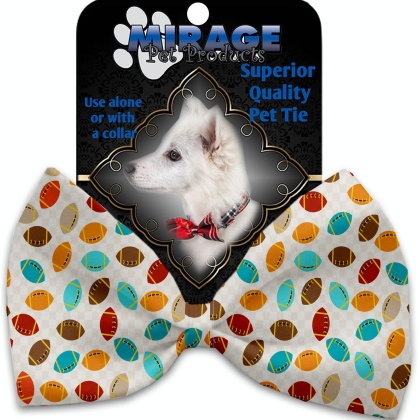 Football Frenzy Pet Bow Tie