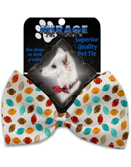 Football Frenzy Pet Bow Tie