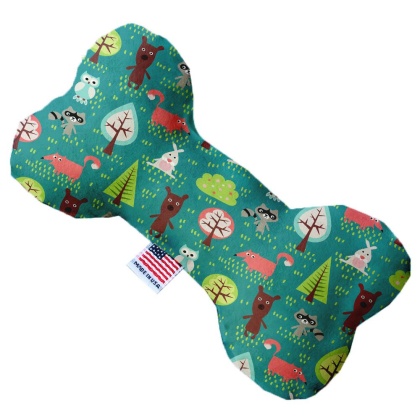 Forest Follies 10 inch Canvas Bone Dog Toy