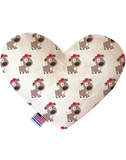 Fresh Pup 6 inch Canvas Heart Dog Toy