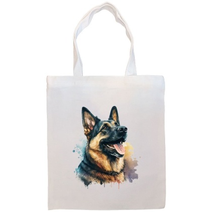 German Shepherd Canvas Tote Bag Style2