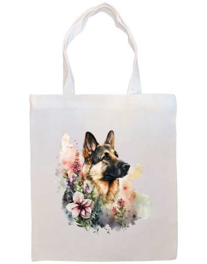 German Shepherd Canvas Tote Bag Style3