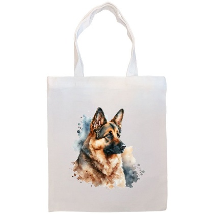 German Shepherd Canvas Tote Bag Style4