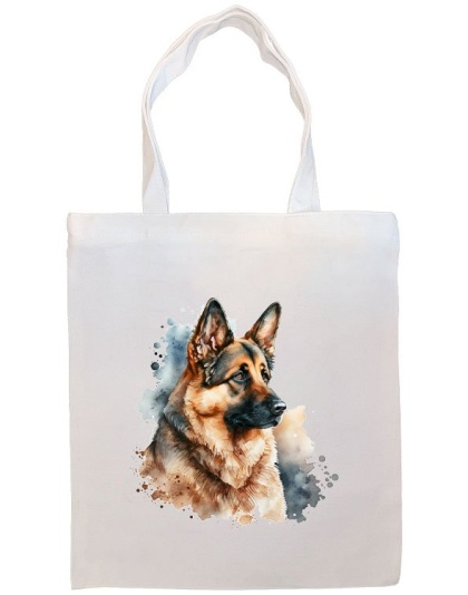 German Shepherd Canvas Tote Bag Style4