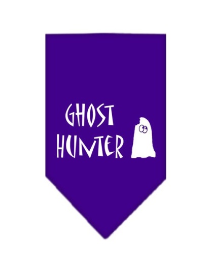 Ghost Hunter Screen Print Bandana Purple Large