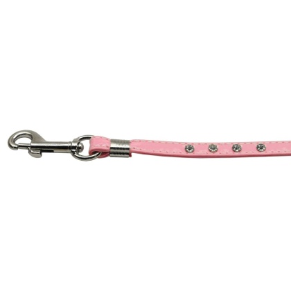Glossy Patent Step In Harness Pink 3/8 Match-Jwl Leash Silver Hrdw