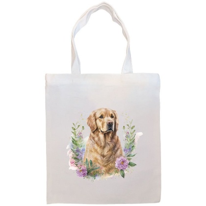 Golden Retriever Canvas Tote Bag Style3