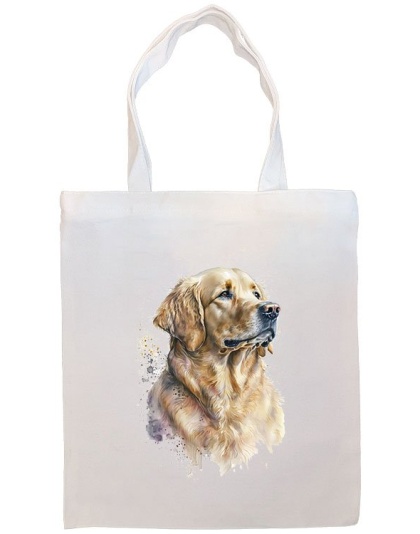 Golden Retriever Canvas Tote Bag Style4