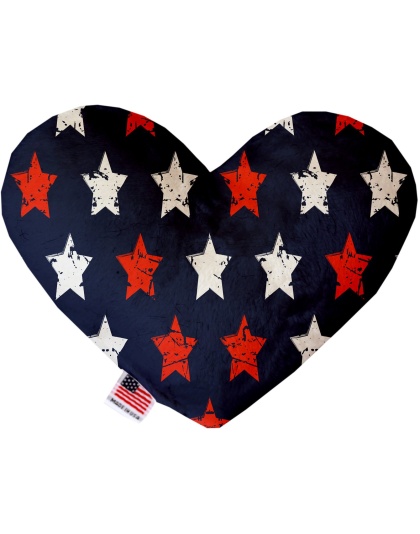 Graffiti Stars 6 Inch Canvas Heart Dog Toy