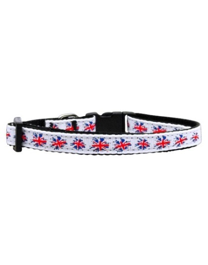 Graffiti Union Jack(UK Flag) Nylon Ribbon Collar Small