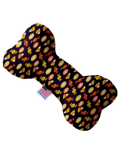 Halloween Candy Confetti 10 Inch Bone Dog Toy