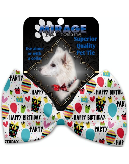 Happy Birthday Pet Bow Tie