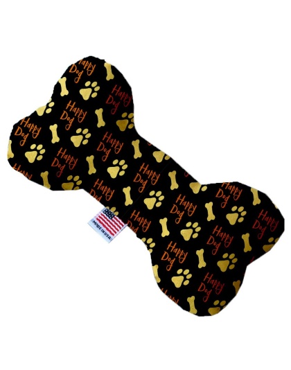 Happy Dog 10 inch Canvas Bone Dog Toy