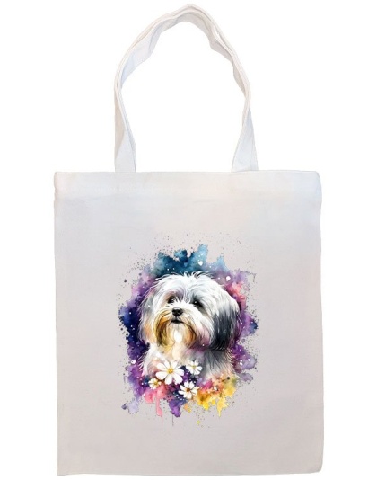 Havanese Canvas Tote Bag Style1