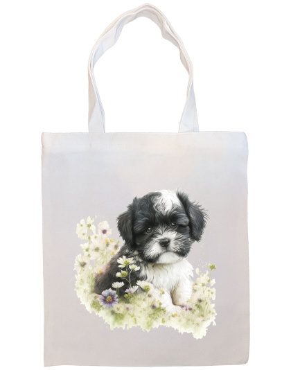 Havanese Canvas Tote Bag Style4