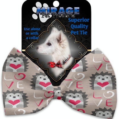 Hedgehog Love Pet Bow Tie