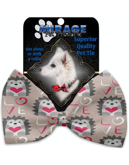 Hedgehog Love Pet Bow Tie