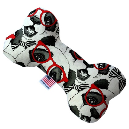 Hip Pandas 10 inch Canvas Bone Dog Toy