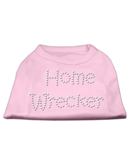 Home Wrecker Rhinestone Shirts Light Pink L