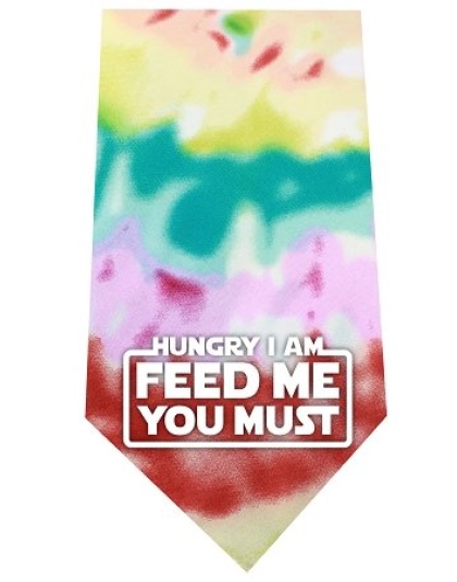 Hungry I Am Screen Print Bandana Tie Dye