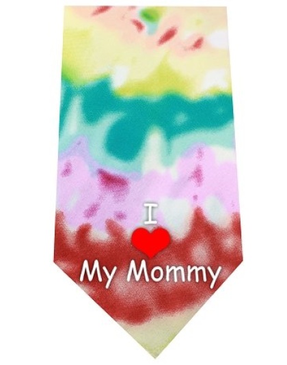 I Love Mommy Screen Print Bandana Tie Dye