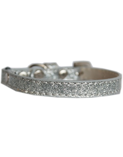 Ice Cream Plain Cat safety collar Silver Size 10