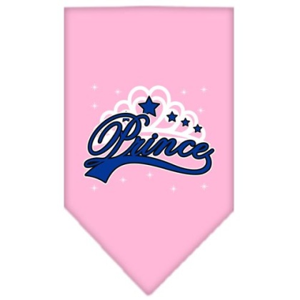 I'm a Prince Screen Print Bandana Light Pink Large