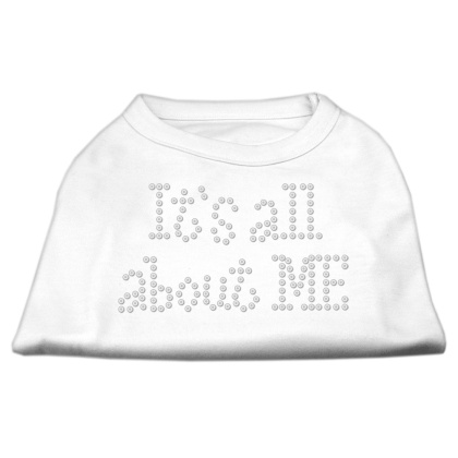 It's All About Me Rhinestone Shirts White L