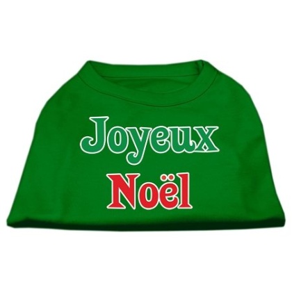 Joyeux Noel Screen Print Shirts Emerald Green Lg