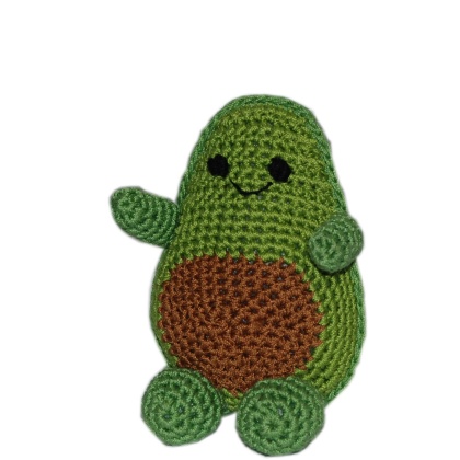 Knit Knacks Avocado Organic Cotton Small Dog Toy