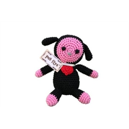 Knit Knacks Baabaa Lamb Organic Cotton Small Dog Toy