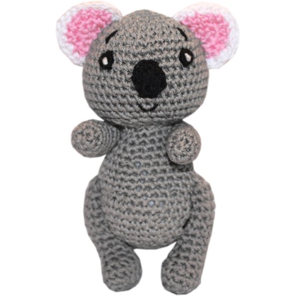 Knit Knacks Cutie the Koala Organic Cotton Small Dog Toy