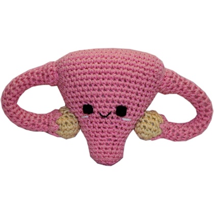 Knit Knacks Super Uterus Organic Cotton Small Dog Toy