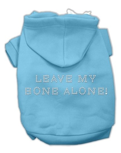 Leave My Bone Alone! Hoodies Baby Blue L